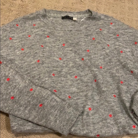 AQUA gray sweater - Picture 1 of 3